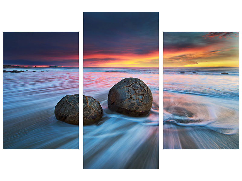 modern-3-piece-canvas-print-moeraki-boulders-ii