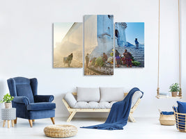 modern-3-piece-canvas-print-morning-in-city-chichicastenango-ii