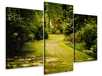 modern-3-piece-canvas-print-moss-covered-path