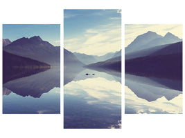 modern-3-piece-canvas-print-mountain-reflection