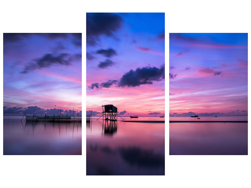 modern-3-piece-canvas-print-quiet-sunrise