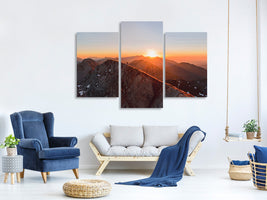 modern-3-piece-canvas-print-running-on-the-ridge