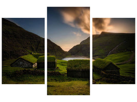 modern-3-piece-canvas-print-saksun-village