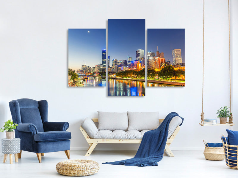 modern-3-piece-canvas-print-skyline-sydney-at-dusk