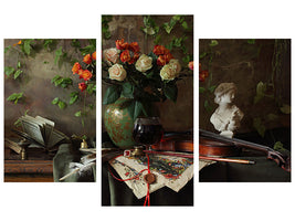 modern-3-piece-canvas-print-still-life-with-violin-and-flowers-iii