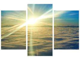 modern-3-piece-canvas-print-sunrise-above-the-clouds