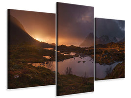 modern-3-piece-canvas-print-sunrise-over-lofoten