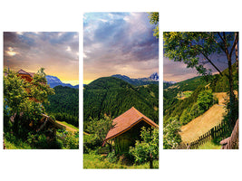 modern-3-piece-canvas-print-swiss-mountains-in-summer