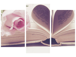 modern-3-piece-canvas-print-the-book-of-love