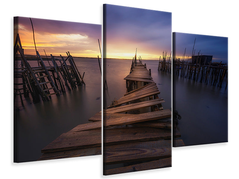 modern-3-piece-canvas-print-the-end