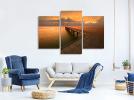 modern-3-piece-canvas-print-the-footbridge-by-the-sea