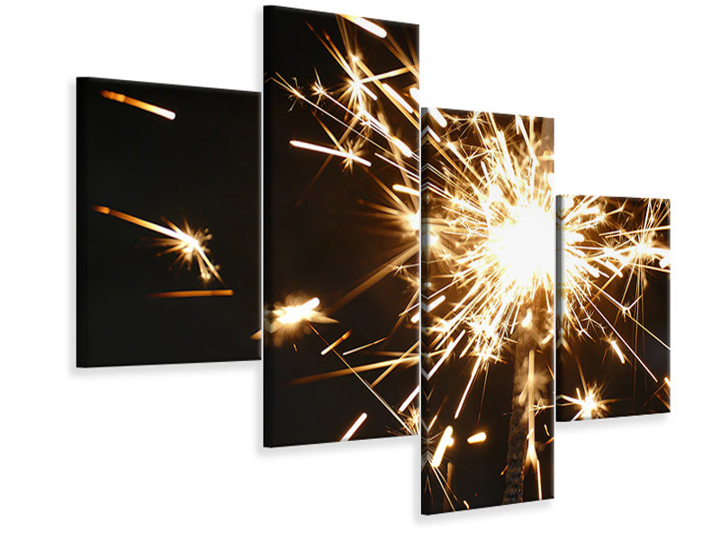 modern-4-piece-canvas-print-a-sparkler