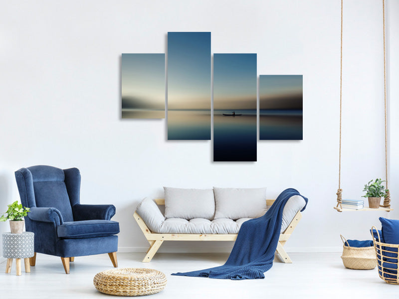 modern-4-piece-canvas-print-alone-in-somewhere