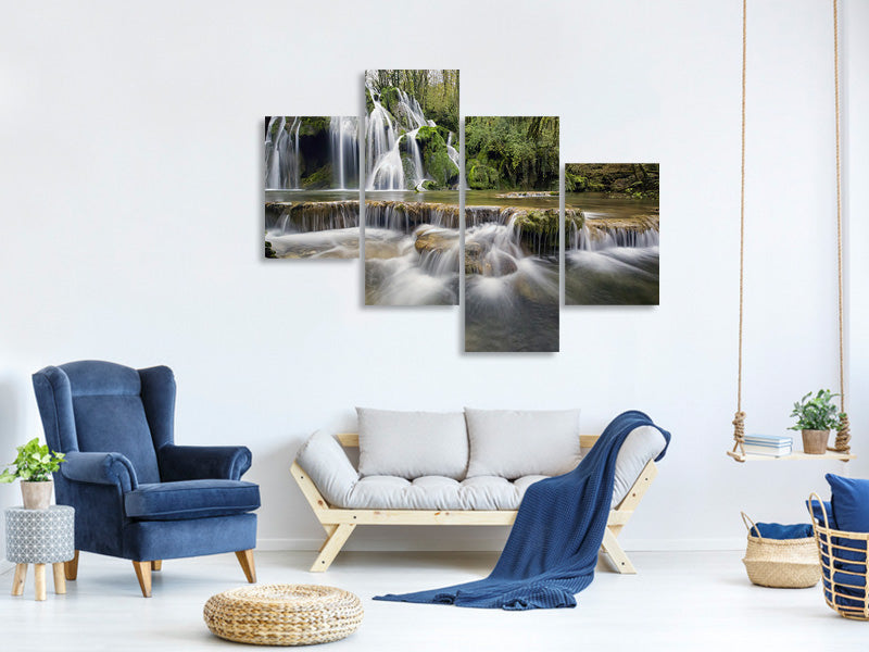 modern-4-piece-canvas-print-attention-waterfalls