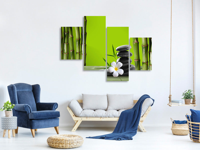 modern-4-piece-canvas-print-bamboo