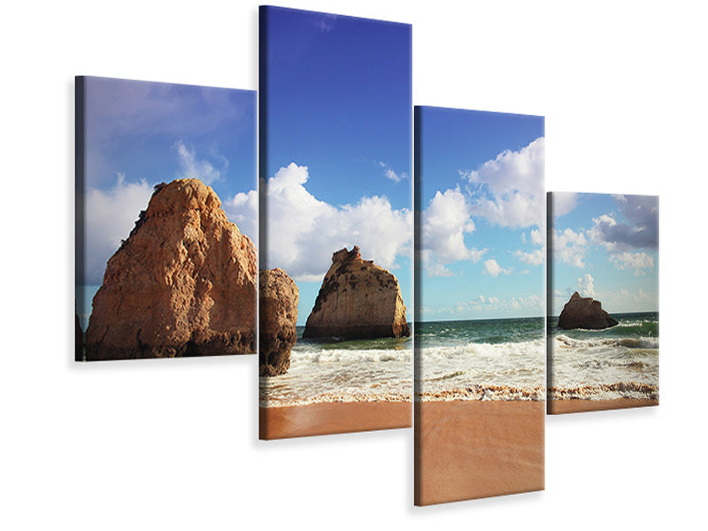 modern-4-piece-canvas-print-beach-thoughts