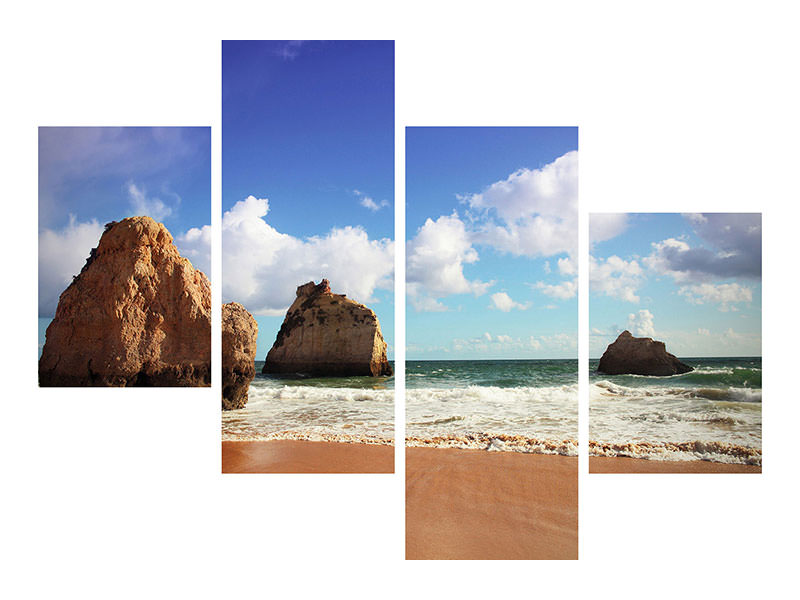 modern-4-piece-canvas-print-beach-thoughts