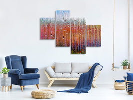 modern-4-piece-canvas-print-behind-glass