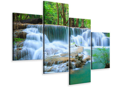 modern-4-piece-canvas-print-cascade-huay-mae-khamin