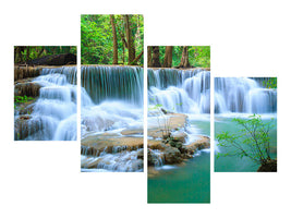 modern-4-piece-canvas-print-cascade-huay-mae-khamin