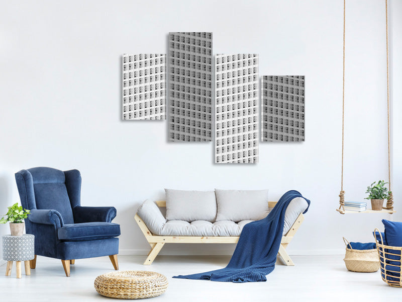 modern-4-piece-canvas-print-city-pattern