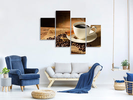 modern-4-piece-canvas-print-coffee-break-ii