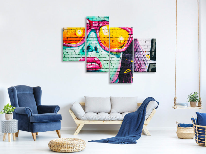 modern-4-piece-canvas-print-cool-graffiti-wall