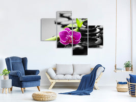 modern-4-piece-canvas-print-feng-shui-orchid