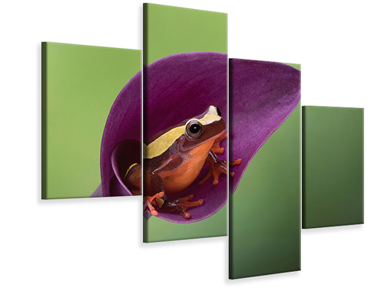 modern-4-piece-canvas-print-frog-cubby-house