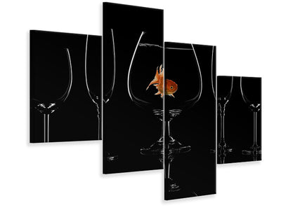 modern-4-piece-canvas-print-glass-fish