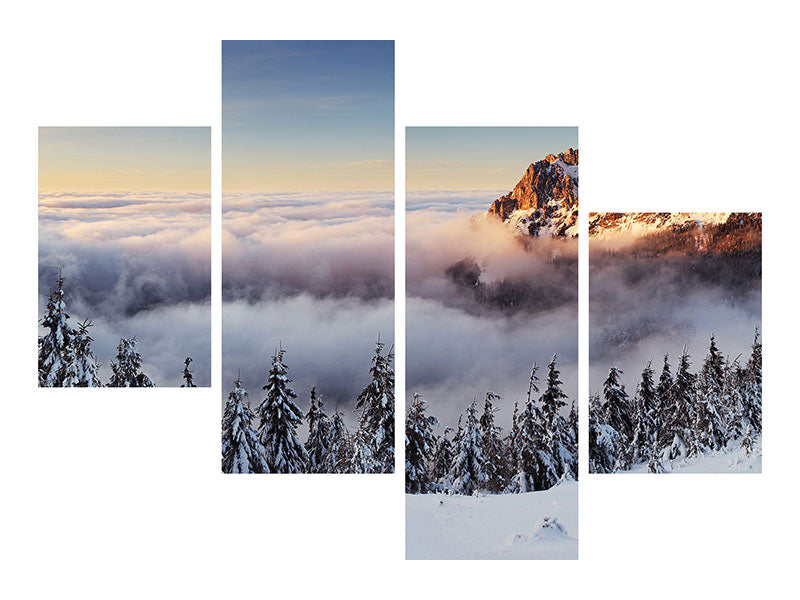 modern-4-piece-canvas-print-golden-peak