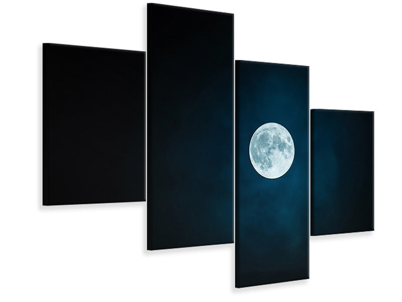 modern-4-piece-canvas-print-imposing-full-moon