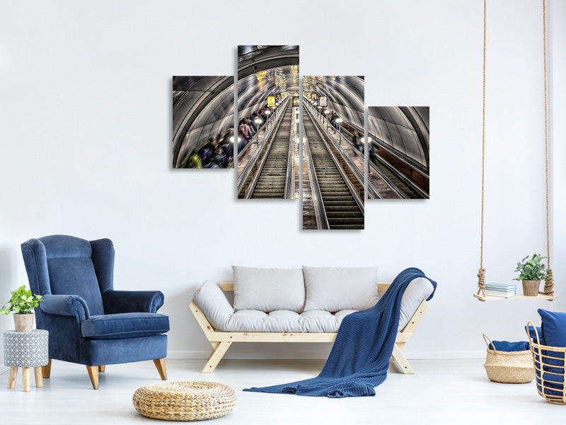 modern-4-piece-canvas-print-in-the-metro