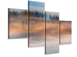 modern-4-piece-canvas-print-in-the-morning-mists