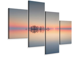 modern-4-piece-canvas-print-lake-mattamuskeet-memory