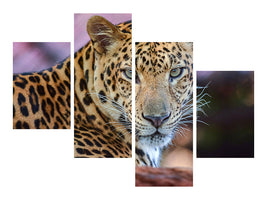 modern-4-piece-canvas-print-leopard