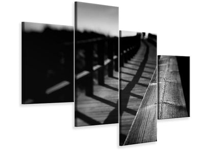 modern-4-piece-canvas-print-lonely-rails