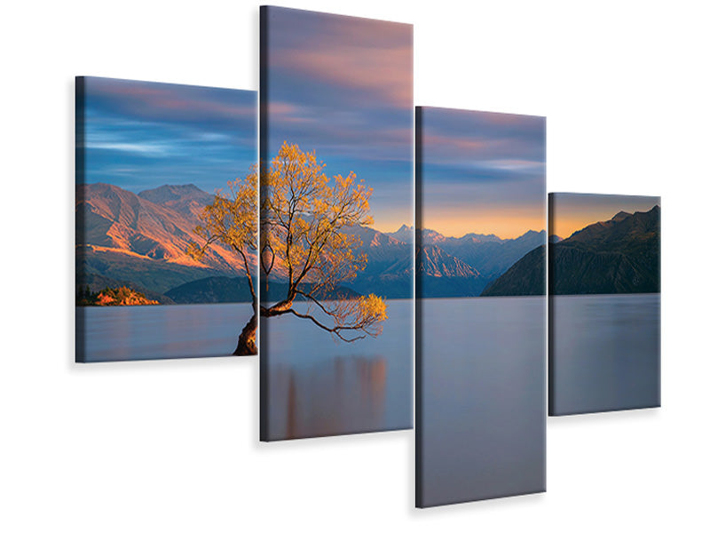 modern-4-piece-canvas-print-morning-glow