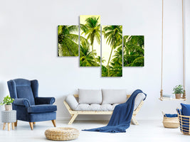 modern-4-piece-canvas-print-mural-ready-for-a-vacation