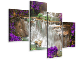 modern-4-piece-canvas-print-photowallpaper-garden-eden