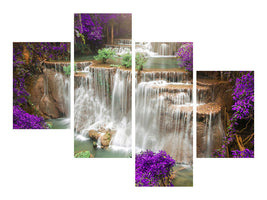 modern-4-piece-canvas-print-photowallpaper-garden-eden