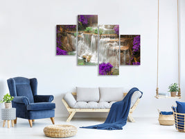 modern-4-piece-canvas-print-photowallpaper-garden-eden