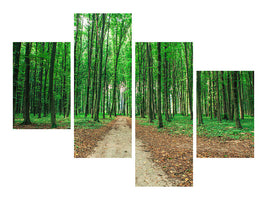 modern-4-piece-canvas-print-pine-forests