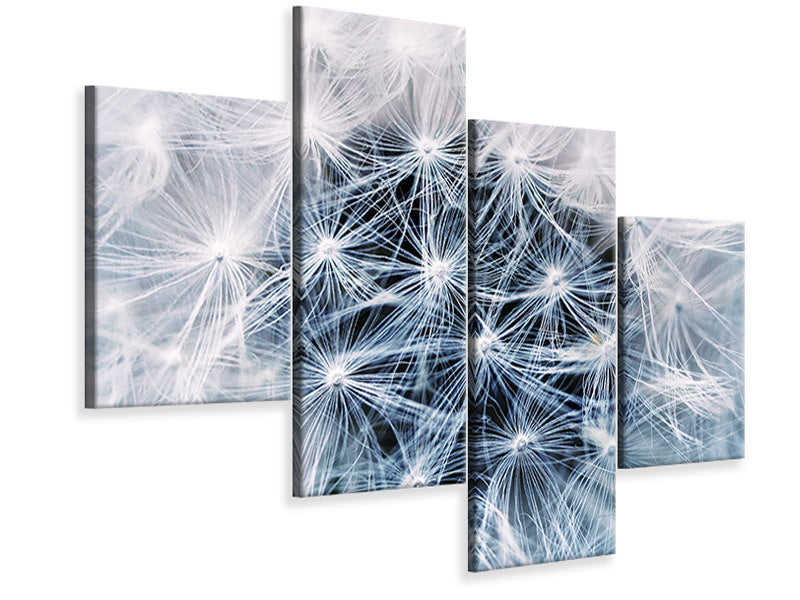 modern-4-piece-canvas-print-ripe-dandelion-close-up