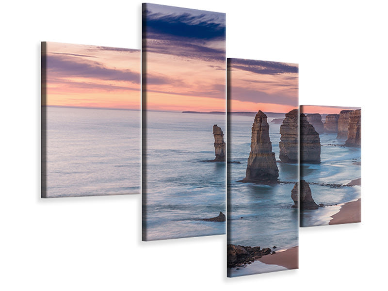 modern-4-piece-canvas-print-rocks-in-the-surf