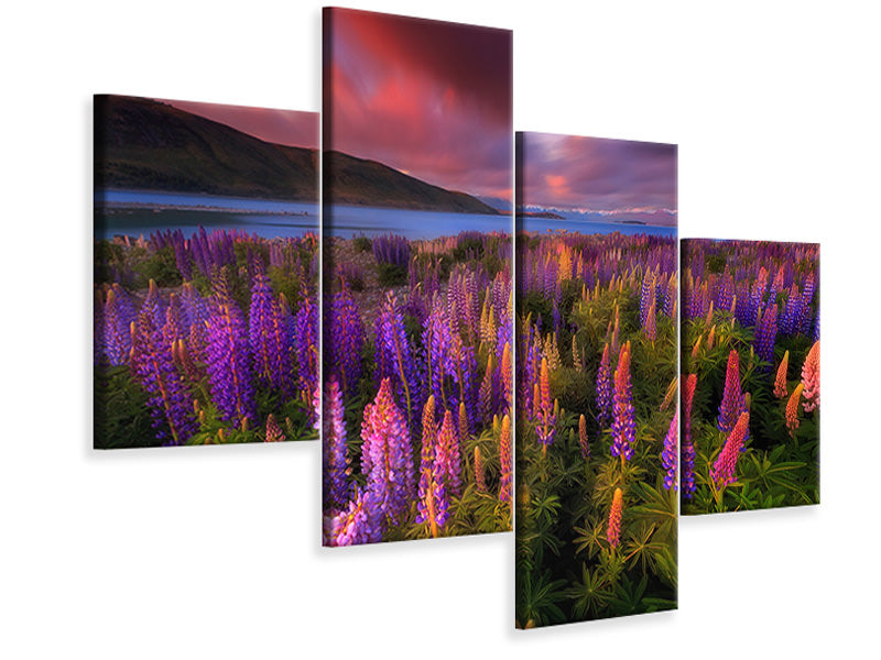 modern-4-piece-canvas-print-springtime-rush