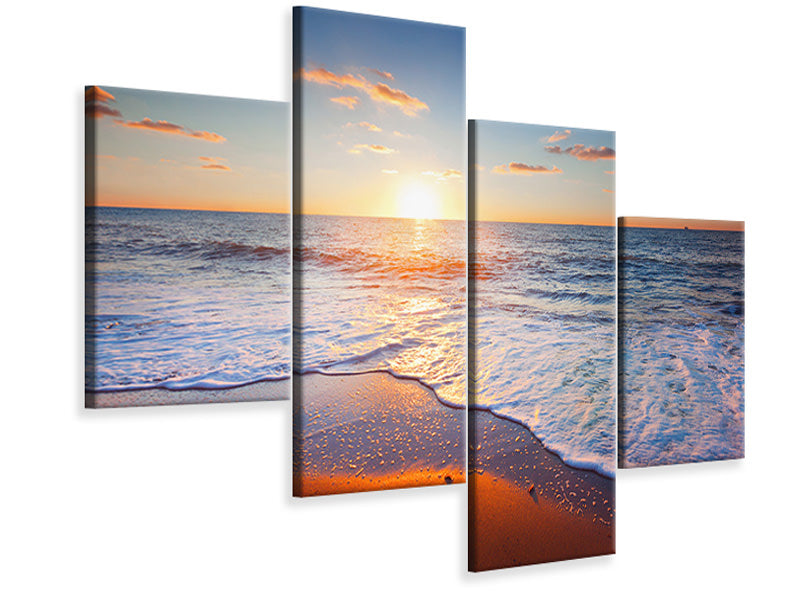 modern-4-piece-canvas-print-sunset-on-the-horizon