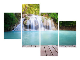 modern-4-piece-canvas-print-terrace-at-the-waterfall