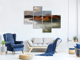 modern-4-piece-canvas-print-the-bromo-volcano