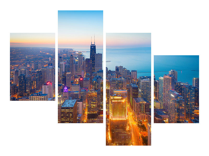 modern-4-piece-canvas-print-the-magnificent-mile